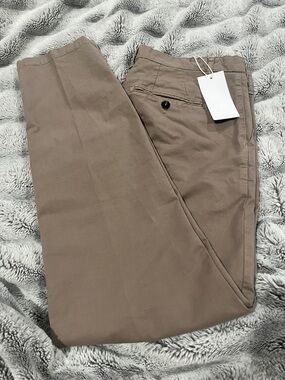8 by Yoox Men's Classic Chino Pants in Taupe size 54 khaki